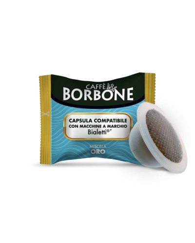 100 Capsule Bialetti®* - Miscela Oro Caffè Borbone