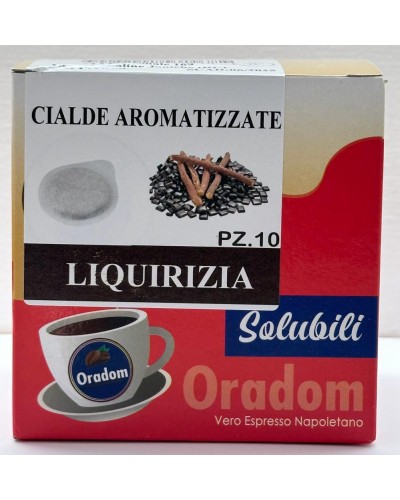Liquirizia - 10 Cialde Aromatizzate Oradom