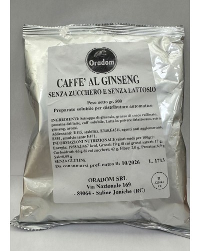 Ginseng Amaro Senza Lattosio 500 Gr ORADOM