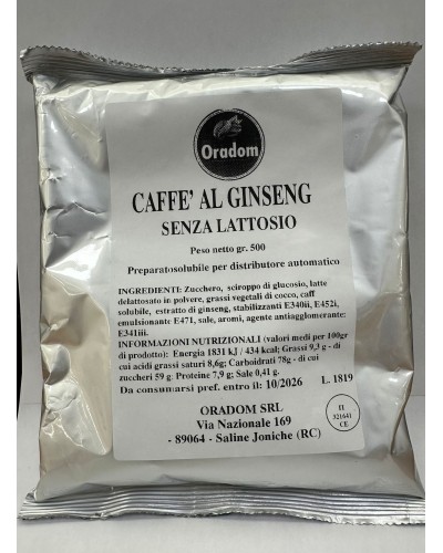 Ginseng Dolce Senza Lattosio 500 Gr ORADOM