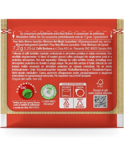 Cialde ESE 44, Caffè Borbone Miscela Rossa - 150