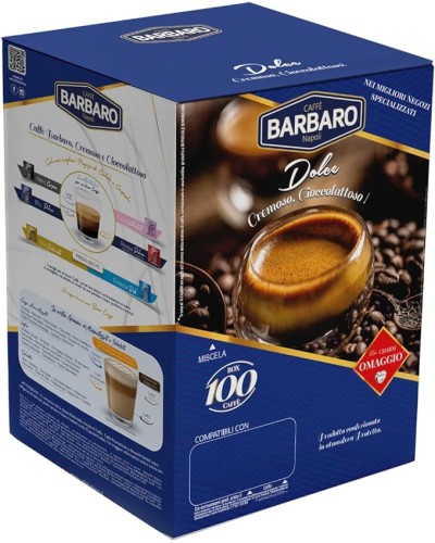 100 Capsule Caffè Barbaro compatibili DOLCE GUSTO - NERA