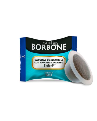100 Capsule Bialetti®* - Miscela BLU Caffè Borbone