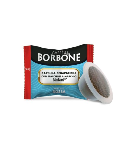 50 Capsule Bialetti®* - Miscela ROSSA Caffè Borbone