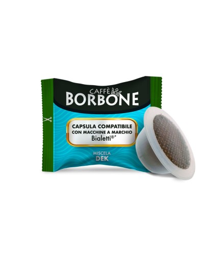 100 Capsule Bialetti®* - Miscela DEK Caffè Borbone