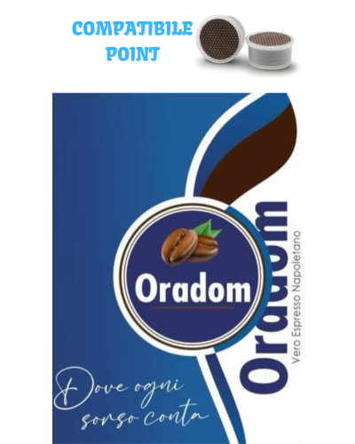100 Capsule Oradom Compatibili Point Miscela Bianca