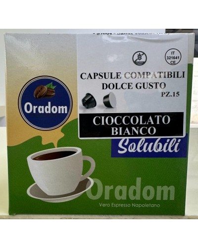 Cioccolata Bianca - 15 Capsule Compatibile Dolce Gusto ORADOM
