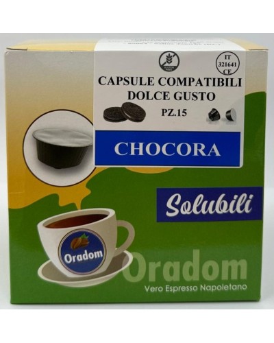 CHOCORA (OREO) - 15 Capsule Compatibile Dolce Gusto ORADOM
