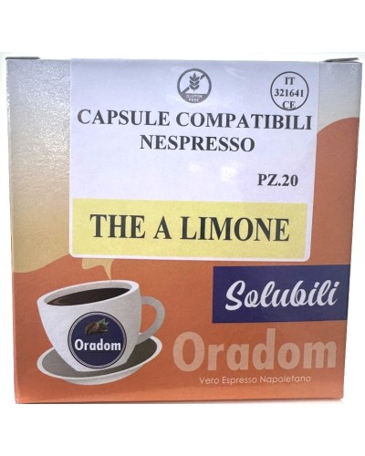 The Limone - 20 Capsule  Compatibile Nespresso ORADOM