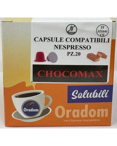 CHOCOMAX (MARS) - 20 Capsule  Compatibile Nespresso ORADOM