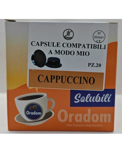 Cappuccino - 20 Capsule Compatibili A Modo Mio ORADOM