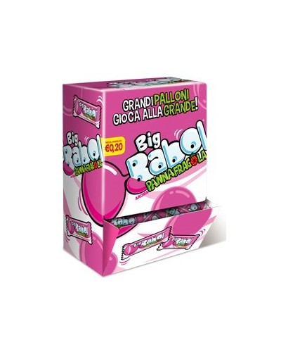 BIG BABOL MONOPEZZO FRAGOLA E PANNA 200 PZ