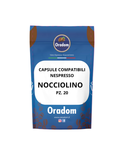 Nocciolino - 20 Capsule  Compatibile Nespresso ORADOM