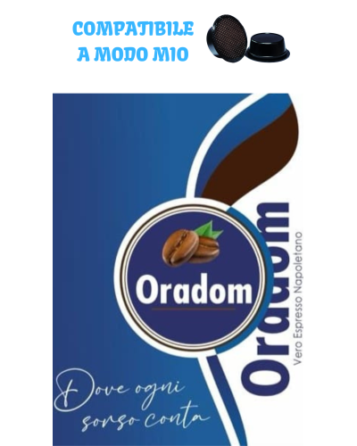 50 Capsule Oradom Compatibili A Modo Mio Miscela DEK