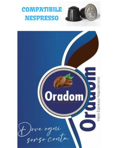 50 Capsule Oradom Compatibili Nespresso Miscela DEK