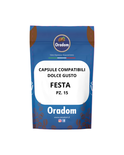 Festa (Fiesta)  - 15 Capsule Compatibile Dolce Gusto ORADOM