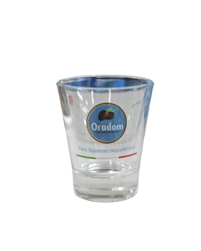 SET 6 BICCHIERINI DI VETRO ORADOM