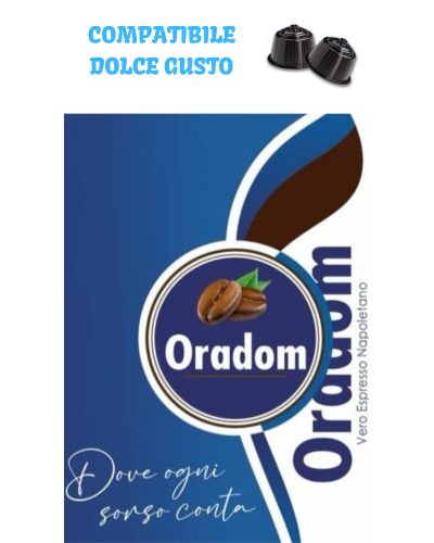 50 Capsule Oradom Compatibili Dolce Gusto Miscela Bianca FLOW PACK