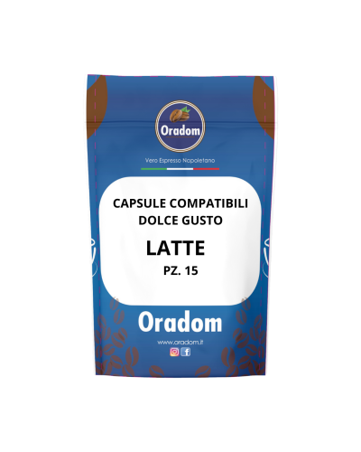 Latte - 15 Capsule Compatibile Dolce Gusto ORADOM