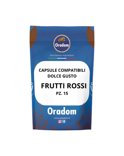 Frutti Rossi - 15 Capsule  Compatibile Dolce Gusto ORADOM