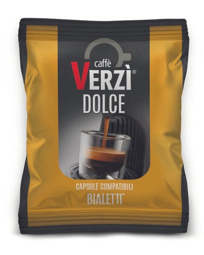 100 Capsule Compatibili Bialetti Verzi – Aroma Dolce