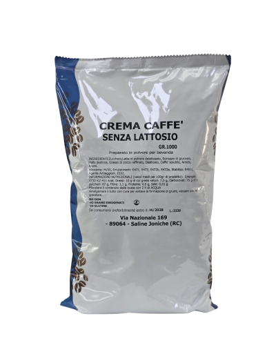 Crema Caffè Senza Lattosio (ACQUA) 1 kg Oradom