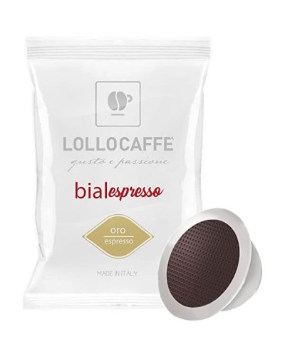 100 CAPSULE COMPATIBILI BIALETTI LOLLO - MISCELA ORO