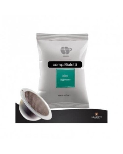 100 CAPSULE COMPATIBILI BIALETTI LOLLO - MISCELA DEK