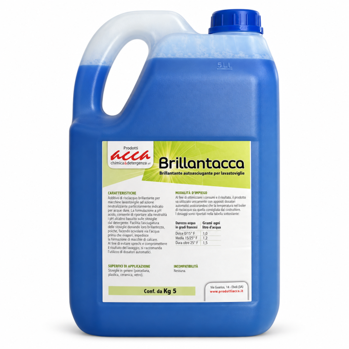 Brillantacca 5 kg | Brillantante per Lavastoviglie