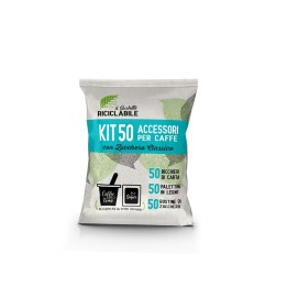 Kit Caffè 50 Servizi Zucchero Classico | Sacchetto