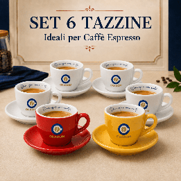 Set 6 Tazzine da Caffè Espresso | Oradom