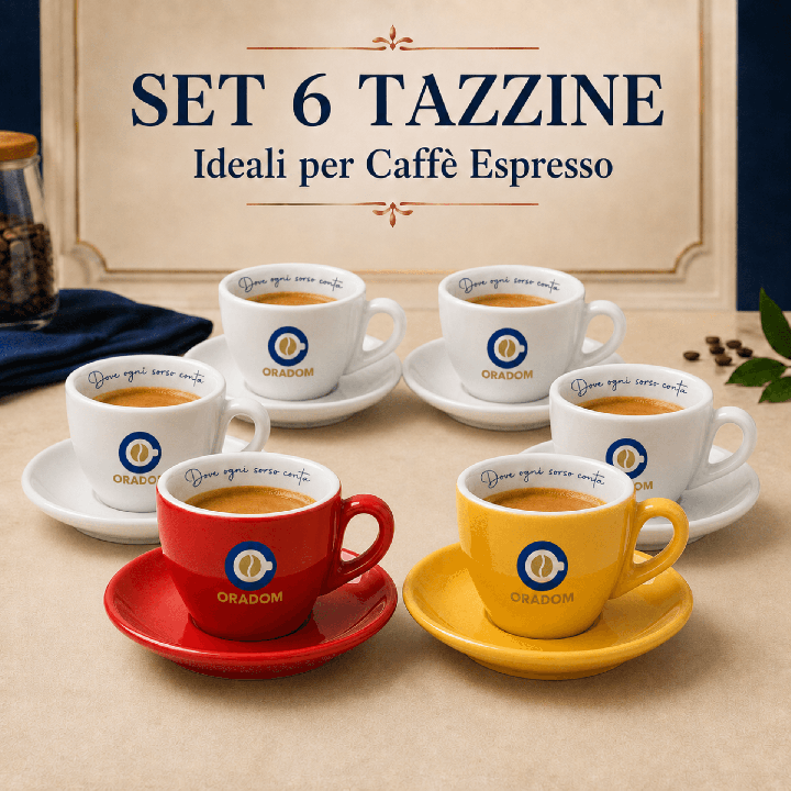 Set 6 Tazzine da Caffè Espresso | Oradom