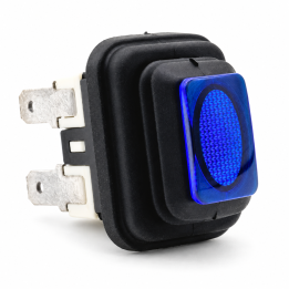 Pulsante Spia Blu Didiesse Frog | Ricambio Bipolare