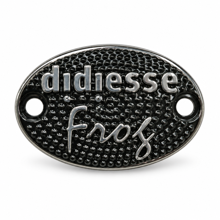 Targhetta Logo Didiesse Frog | Ricambio Carrozzeria