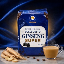 Ginseng Super Oradom | 15 Capsule Compatibili Dolce Gusto