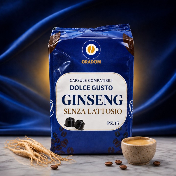 Ginseng Senza Lattosio Oradom | 15 Capsule Dolce Gusto