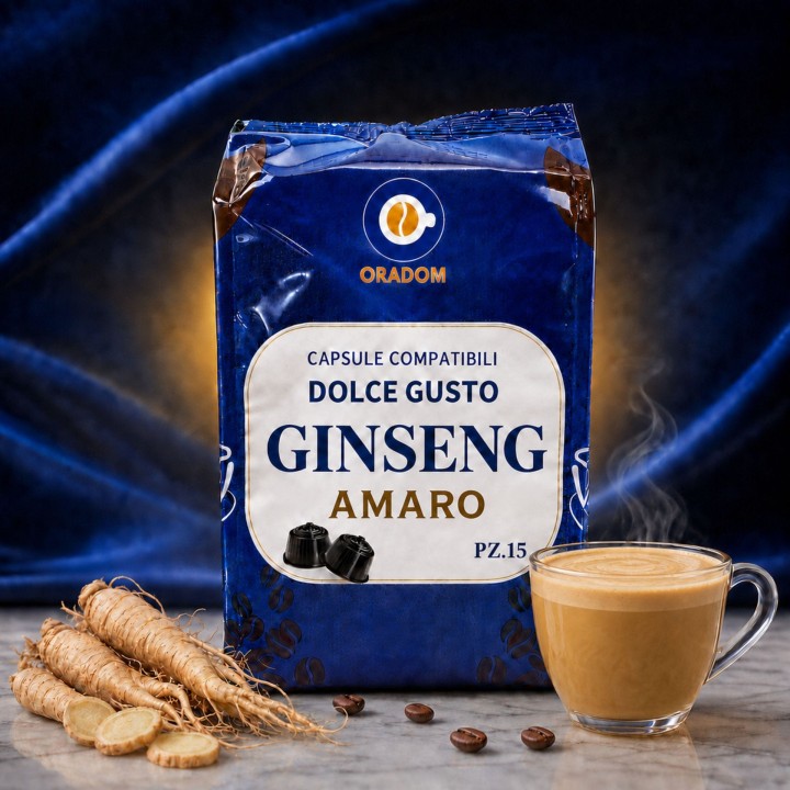 Ginseng Amaro Oradom | 15 Capsule Compatibili Dolce Gusto