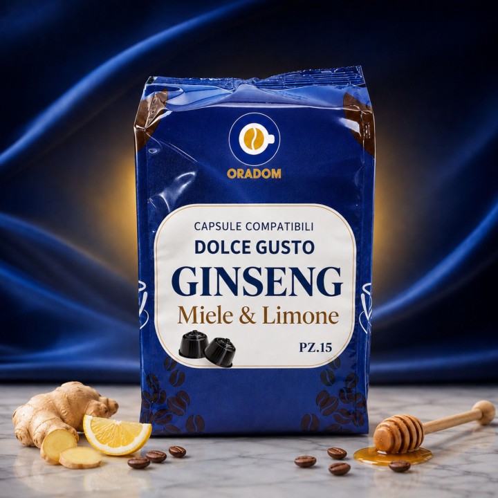 Ginseng Miele e Limone Dolce Gusto – 15 Capsule | Oradom