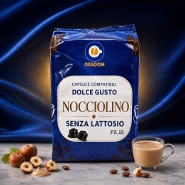Nocciolino Senza Lattosio Dolce Gusto – 15 Capsule | Oradom