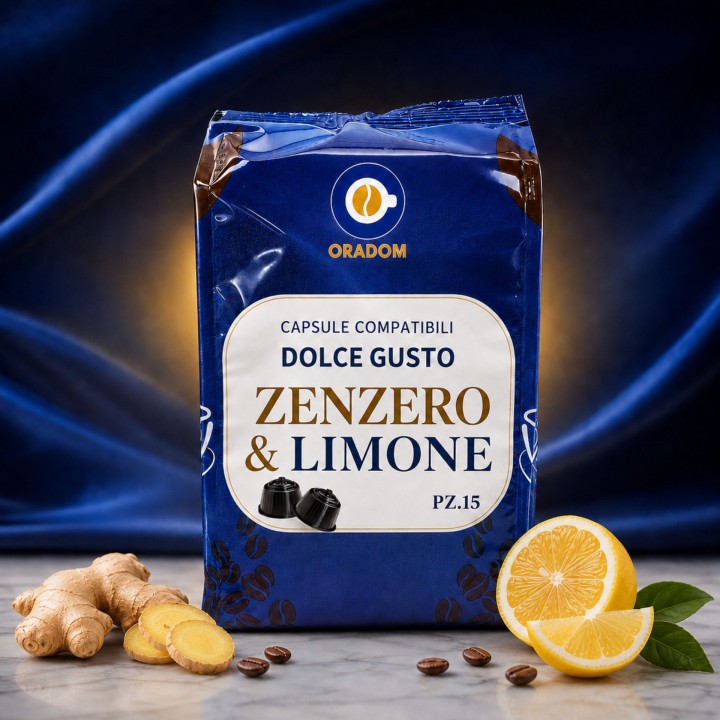 Zenzero e Limone Dolce Gusto – 15 Capsule | Oradom