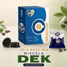50 Capsule A Modo Mio Decaffeinato Dek | Oradom