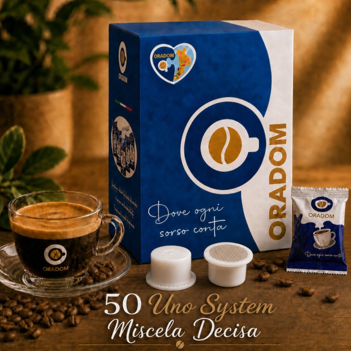50 Capsule Uno System Miscela Decisa | Oradom