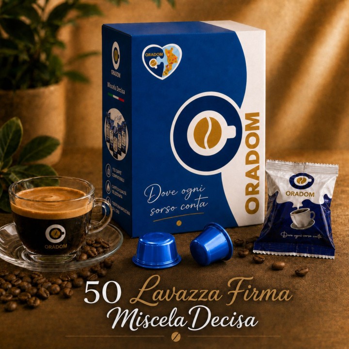 50 Capsule Lavazza Firma  Miscela Decisa | Oradom
